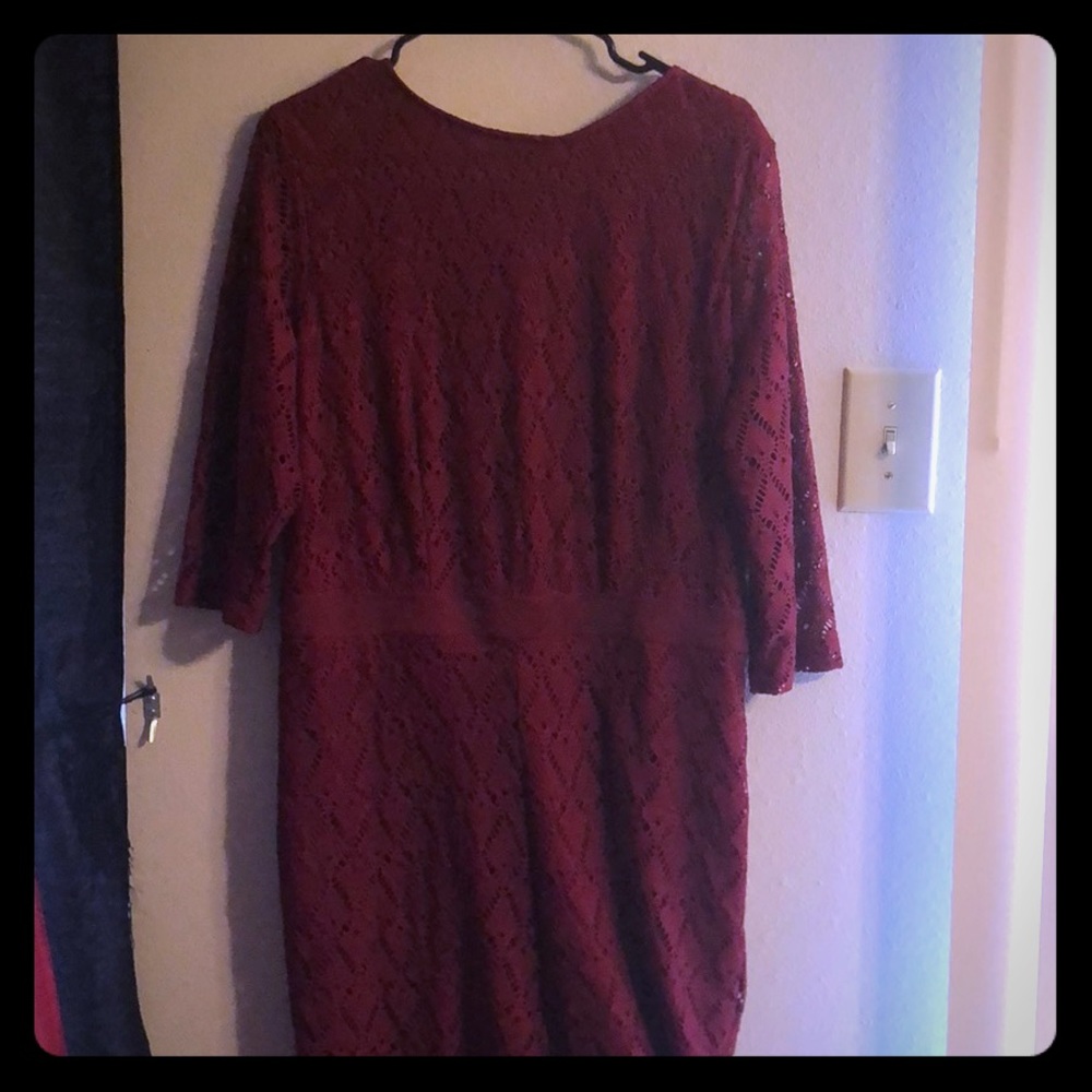 One piece maroon pant jumper